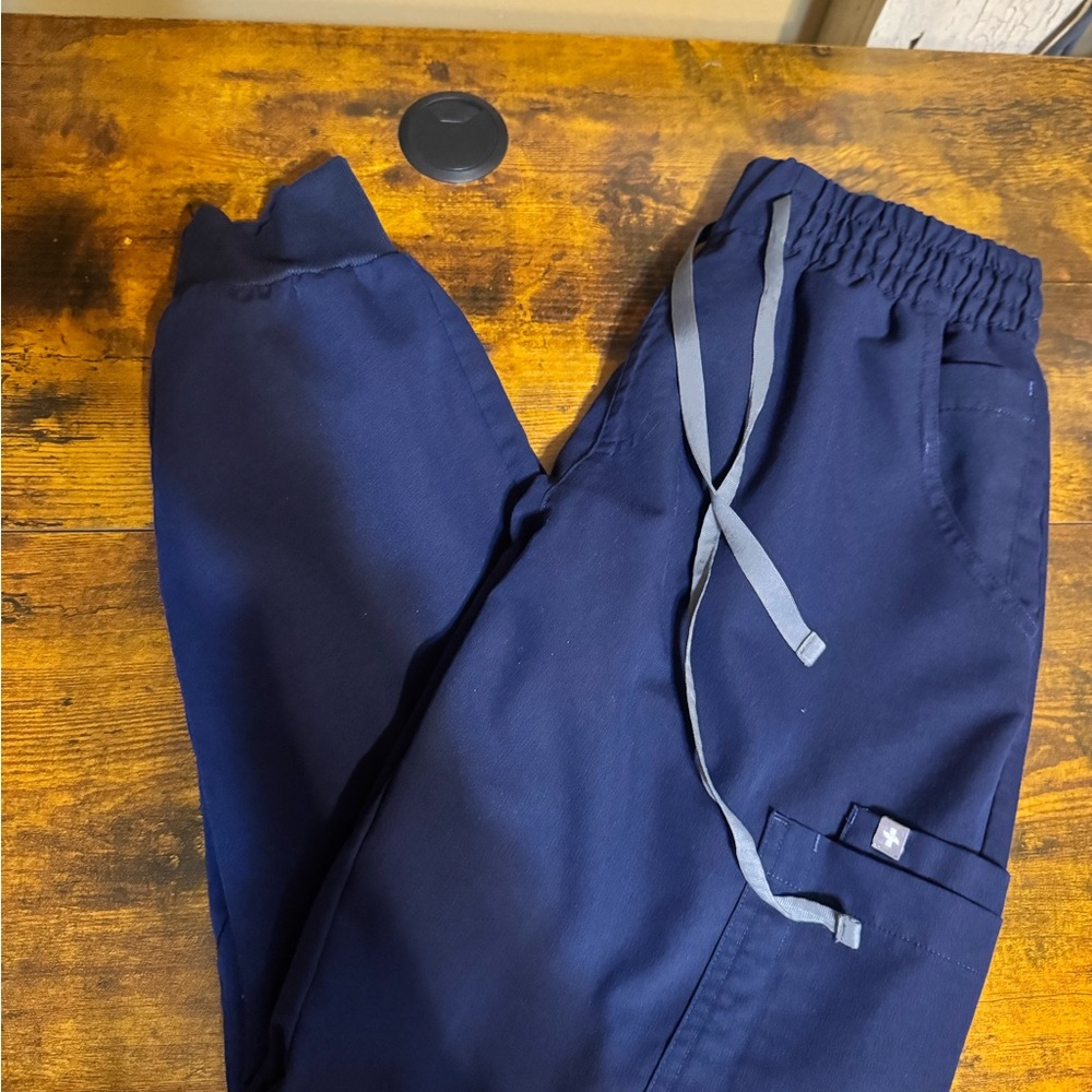 Figs Blue Jogger Scrub Pant Medium Petite